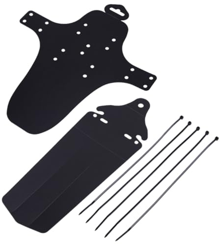 NOLITOY Fahrradschutzblech aus Kunststoff für Rennräder, Vorne und Hinten