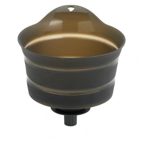 mastrad - Entonnoir Filtrant REVOLUTIONNAIRE - Confitures - Mousses - Vin - Grille Amovible Noir Fumé