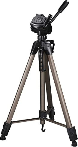 Hama 00004163 - 'Star 63' Tripod - Camera tripod for non-jerky images and a steady hold on uneven surfaces suitable for photo and video cameras - The 3D tilt head allows perfect alignment for landscape and portrait shots - Quick-release plate for quickly changing the camera