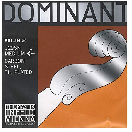 Dominant Strings 129SN - Cuerda para violín de acero al carbono en Mi