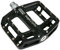 NC-17 Sudpin I S-Pro Aluminium Plattform Pedale | Mountainbike Pedal | BMX Pedal | Präzisionslager + Cr-Mo Achse | inkl. Ersatzpins, Schwarz