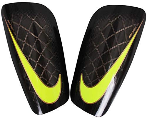 Nike Herren Schienbeinschoner Mercurial Lite, black/volt, M, SP0284-071