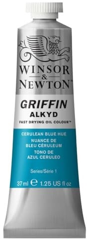 Winsor & Newton Griffin Alkyd Huile Tube 37ml 139 Nuance de Bleu de Céruléum