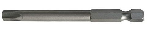 SW-Stahl TBO/4-T25L Schraubendrehbit, T-Profil T25 lang - 75 mm Bit | 1/4 Zoll Sechskant-Antrieb, brünierter Chrom-Vanadium-Stahl, Profi-Industriequalität für Torx-Schrauben, lose Verpackung