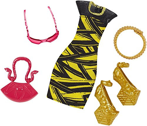 Monster High - DVF09 - Komplettes Aussehen Cleo De Nile - Deluxe-Puppenkleidung Modepackung