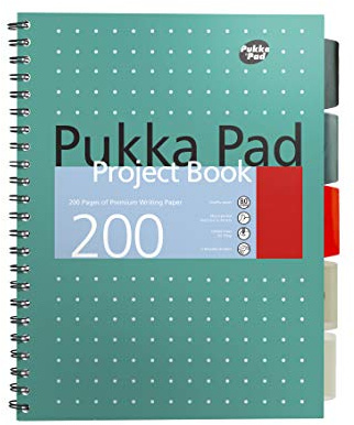 Pukka A4 Metallic Project Book, Multicolor, (Pack of 1)