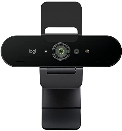 Logitech Brio Webcam HD 4K für Gaming, 1080p, Streaming Edition, Premium-Lizenz von 12 Monaten inklusive (Zertifizierte Erneuerung)