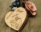 (10 Motive zur Auswahl) 32 GB USB-Stick 2.0 Holz mit Gravur personalisiert massiv Herz Liebe Hochzeit Wunschtext Wunschgravur Speicherstick Flash Drive (Ahorn)