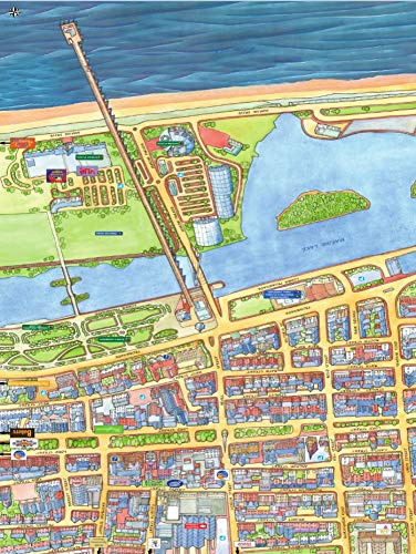 Stadtlandschaftskarte von Southport, 400 Teile Puzzle (hpy)