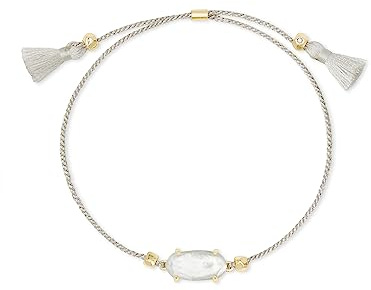 Kendra Scott Everlyne Cord Friendship Bracelet in 14k Gold-Plated Brass, Ivory Mother-of-Pearl