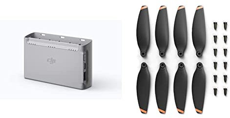 DJI Mini 2/Mini SE Two-Way Charging Hub - Ricarica Batteria per Drone, Ricarica fino a 3 Batterie Contemporaneamente & Mini 2/Mini SE Set di Eliche - Pezzo di Ricambio per Drone, Accessorio per Volo
