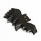 Servilletas de Halloween – Paquete de 20 servilletas de murciélago negro con ojos dorados – Divertido papel de seda para decoración de vajilla de fiesta de Halloween