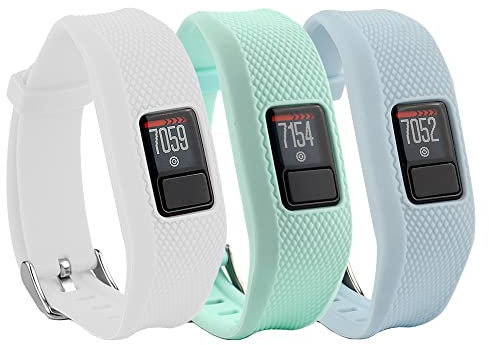 honecumi Ersatz für Garmin Vivofit JR Armband/Vivofit JR 2 Armband/Vivofit 3 Armband, Silikon Sport Vivofit JR/Vivofit JR 2/Vivofit 3 Ersatzarmband Wechselarmband Uhrenarmband Zubehör-Schwarz