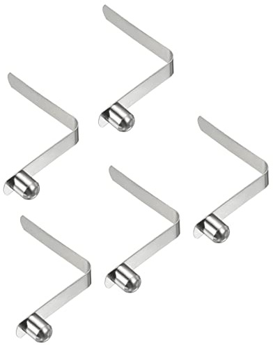 PATIKIL 5Pack 11x9mm Kayak Paddel Druckknöpfe Poltaster Feder Klammern Rohr | Stahl Solid Knopf Locking Einzelstift für Camping Vorzelt Zeltstangen