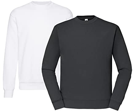 Fruit of the Loom Men’s Set-in Sweatshirt, XXL
