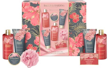 Baylis & Harding Boudiore Coffret cadeau de luxe pour le bain Motif fleurs de cerisier