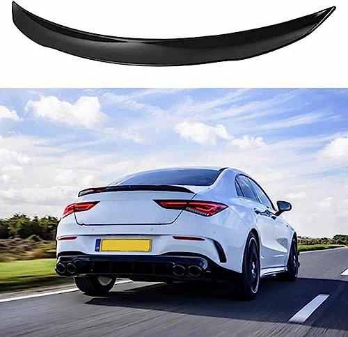 Auto ABS Heckspoiler für Benz W118 C118 CLA 35 CLA180 CLA200 CLA250 CLA45 AMG Line 2019 2020-2024, Zerstörungsfreier Einbau Heckflügel Dachspoiler Kofferraumspoiler Kratzfeste Styling Nachrüsten