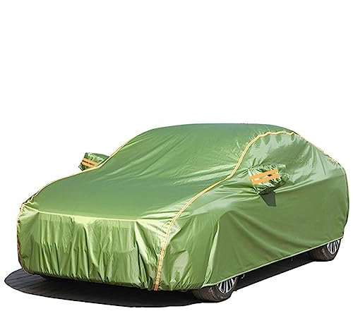 Auto wasserdichte Autoabdeckung für Mercedes-Benz Stufenheck W124 1984–1993, Allwetter-Allwetter-Autoplane, regensichere, schneesichere Vollgarage for den Außenbereich, individuelle Autoabdeckung (Co