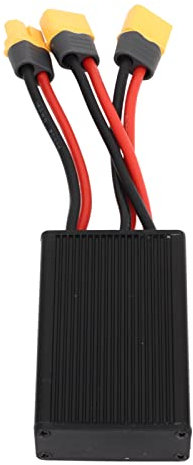 Connecteur De Batterie Parallèle UPQRSG, Adaptateur De Module Parallèle à Double Batterie En Alliage D'aluminium 20V‑72V, Convertisseur De Décharge De Batterie Double Pour Vélo électrique(40A)