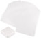 60 Blatt Seidenpapier, Weiß, 21 x 30 cm, Packpapier für Verpackung von Blumensträußen, DIY und Kreative Hobbys