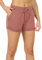 icyzone Damen Sport Kurze Hose Laufshorts Jogginghose Sommer Sportshorts Atmungsaktiv Running Gym Shorts (XXL, Dusty Pink)
