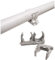 20 CLIPS per fissaggio tubi rigidi o flessibili Ø 20 mm fissatubo a scatto IP40 grigio RAL 7035