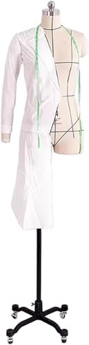 schneiderpuppe Schaufensterpuppe Mannequin weiblich kurviger Ganzkörper, Schneiderpuppe auf Rollen, Höhenverstellbar for Clothing Shop Dresses ( Size : XXXL-92 )