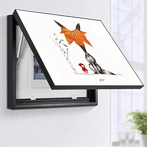 Abdeckung for Verteilerkästen for Verstecken von Gemälden (Color : E, Size : 55x45cm)