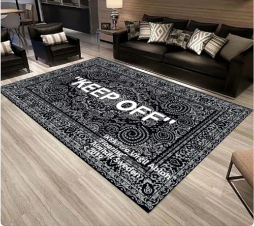ZHANGCHENG Keep Off Teppich, Keepoff Classic, Teppiche, Musterteppich, Teppich Für Wohnzimmer, Waschbare Teppiche Teppich Wohnzimmer 100X160CM