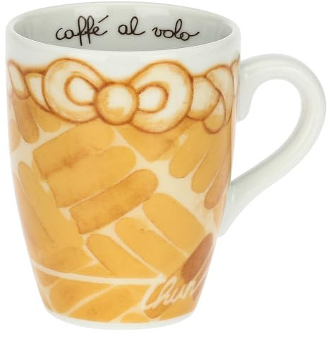 THUN, Mug in Porcellana, Linea AbbracciAMI, Mug da Collezione, Idea Regalo per Natale, 350 ml, Ø 8.45 cm, 10.5 cm