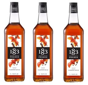 Pack de 3 sirops Pumpkin Spice Routin 1883