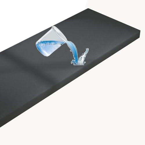 MSNCS Bankauflage Bankkissen Outdoor 80/60/90/120//140/160 Kunstleder Bankkissen-Wasserfestes-rutschfeste-GartenBankauflage- 5 cm Dicke Matte für Schaukel Terrasse Drinnen(Dark Gray,40x40x5cm)