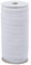 PATIKIL Elastic Bands 10mm x 45 Meters, Polyester Flat Elastic Cord Stretch Strap for Sewing Crafting DIY, White