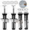 Heavy Duty Toilet Seat Fastener Bolt Kit, 4PCS Toilet Seat Fittings,Universal Toilet Seat Screws for Top Lid Hinges，Easy-to-Assemble Universal Replacement Part
