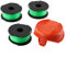 Yhenlovtt Lot de 4 bobines de fil de rechange pour débroussailleuse Black & Decker GL7033 GL8033 GL9035