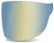 Bell Bullitt Flat Brown Tab Visier (Iridium Gold,One Size)