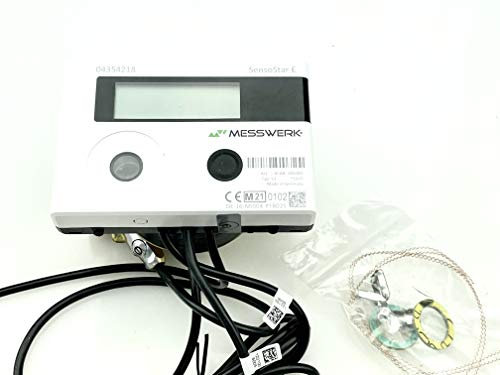 SENSOSTAR Kompakt-Einstrahl- Wärmemengenzähler, beliebiger Einbau Einstrahl Kompaktzähler MWC 5,0 mm WMZ QN 2,5-130 mm, beglaubigt, geeicht