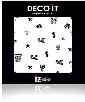 Tiki & Palm Tree Nail Decals/Stickers by iZ Beauty LDN