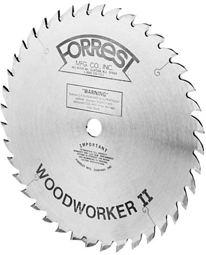 Forrest WW09407100 Woodworker II 9-Inch 40 Tooth 5/8-Inch Arbor 3/32-Inch Kerf Circular Saw Blade