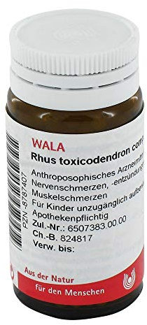 RHUS TOXICODENDRON COMP Globuli 20 g