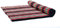 Leewadee Faltbare Bodenmatratze - Japanischer Rollbarer Futon - Tatami Faltmatte - Gästebett - Camping Matratze - Thai Massage Matte, Kapok Füllung, 190 x 145 cm, Schwarz Rot