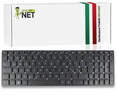 New Net Keyboard - Tastiera Compatibile con Pc ASUS F551C F551M X551 X551C X551CA X551M X551MA X551MAV [Layout Italiano]