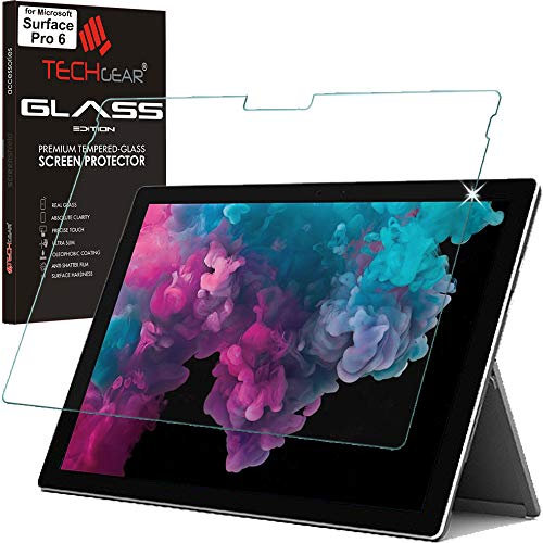 TECHGEAR Surface Pro 6 Matt Schutzfolie - MATTE Blendschutz Schutzfolie Auflage, Original-gehärtetes Glas-Displayschutzfolie