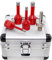 SHDIATOOL Diamond Drill Core Bits Kit with Box 6/8/10/12mm and an Adapter for Tile Porcelain Granite Marble-Set of 5