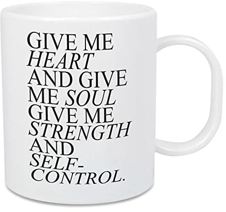 artboxONE Großer Kinderbecher Give me Heart, give me Soul von OHKIMIKO - Typografie