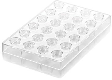 Silikomart | Bolla P, Schokoladenform aus Tritan, Verpackung mit 1 Form, Maße 40 x 25 cm h 14 mm