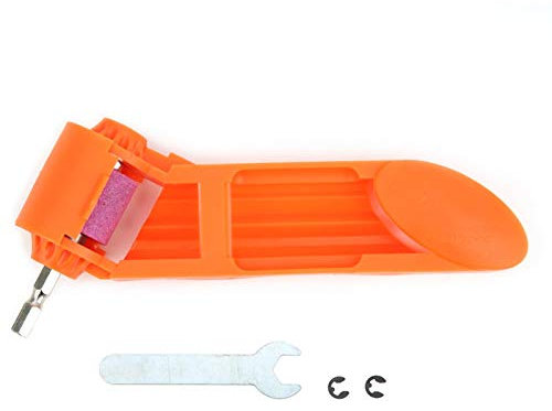 Affilacoltelli per punte da trapano, Affilacoltelli per smerigliatrici, Affilacoltelli per punte da trapano portatile Affilatrice elettrica a codolo dritto Torsione Affilatrice Potenza per(arancia)