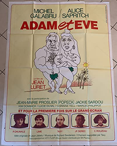 Foto/Adam et Eve – Michel Galabru, Alice Sapritch – 116 x 158 cm