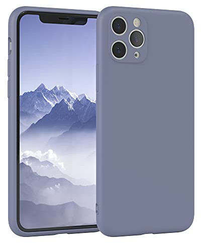 EAZY CASE - Silikonhülle für iPhone 11 Pro Hülle Silikon Case Blau weich stoßfeste Handyhülle Schutzhülle mit Kameraschutz Dünn Premium Schutz Cover TPU Phone Bumper in Eisblau Matt