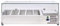 METRO Professional Aufsetzkühlvitrine GHS1120, Glas/Edelstahl, 40 L, Umluftkühlung, 180 W, silber